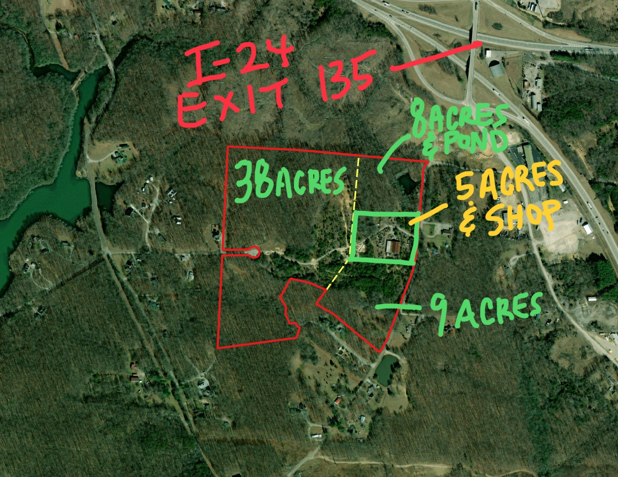 355 Wells Street Monteagle, TN 37356 - Photo 3 of 12 an aerial view of garden