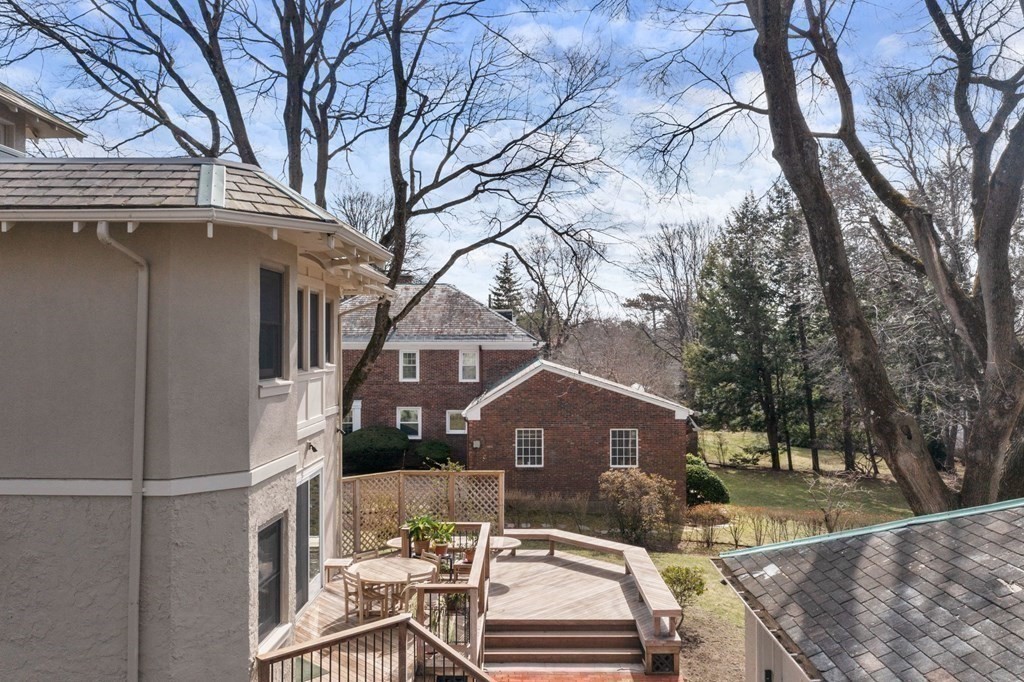 27 Nobscot Road Newton, MA 02459 - Photo 20 of 25 a view of a house with a yard