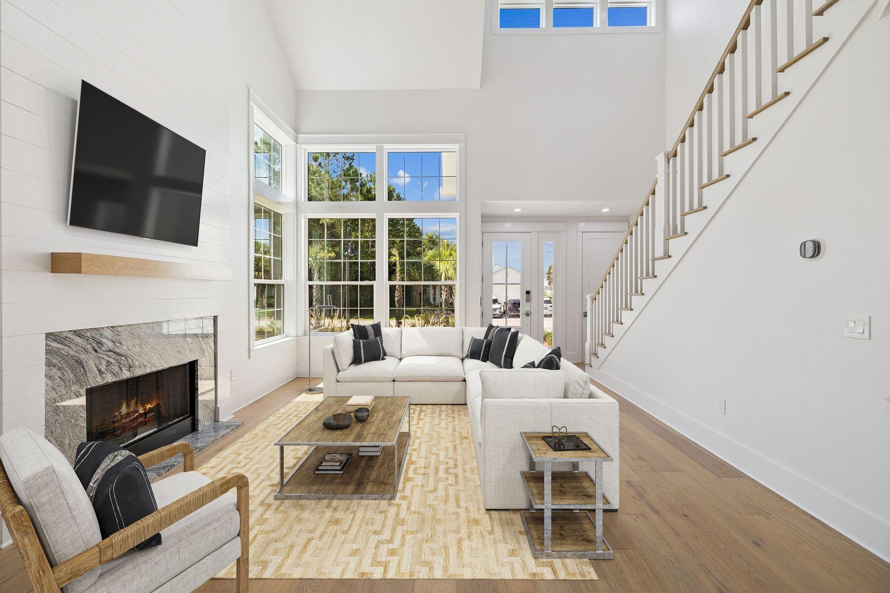 2035 West Hewett Road Santa Rosa Beach, FL 32459 - Photo 11 of 34 Living Room Virtually staged.