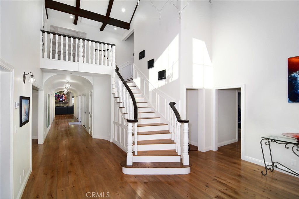 28600 Wagon Road Agoura Hills, CA 91301 - Photo 9 of 44 a view of entryway and hall with wooden floor