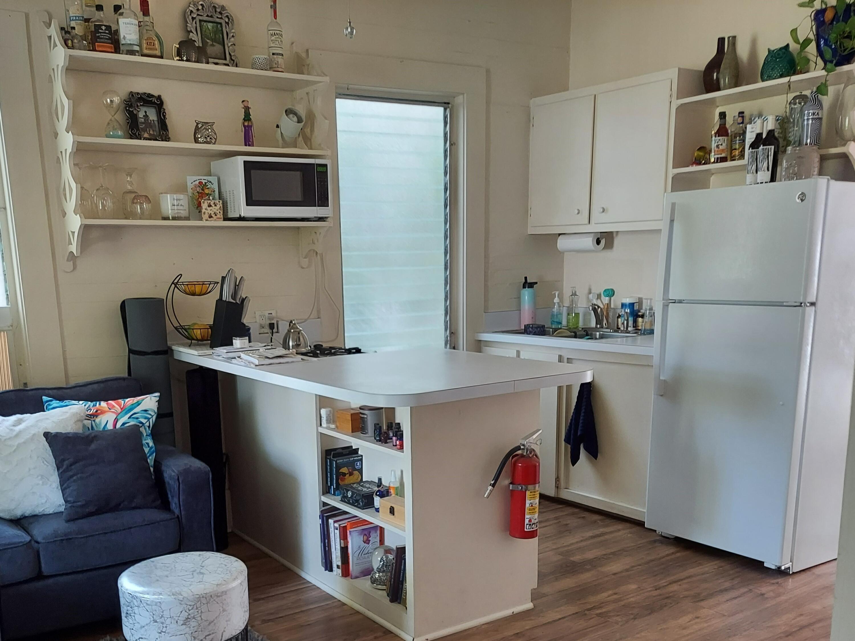 315 William Street Key West, FL 33040 - Photo 12 of 19 a kitchen with stainless steel appliances a refrigerator and a wooden floor