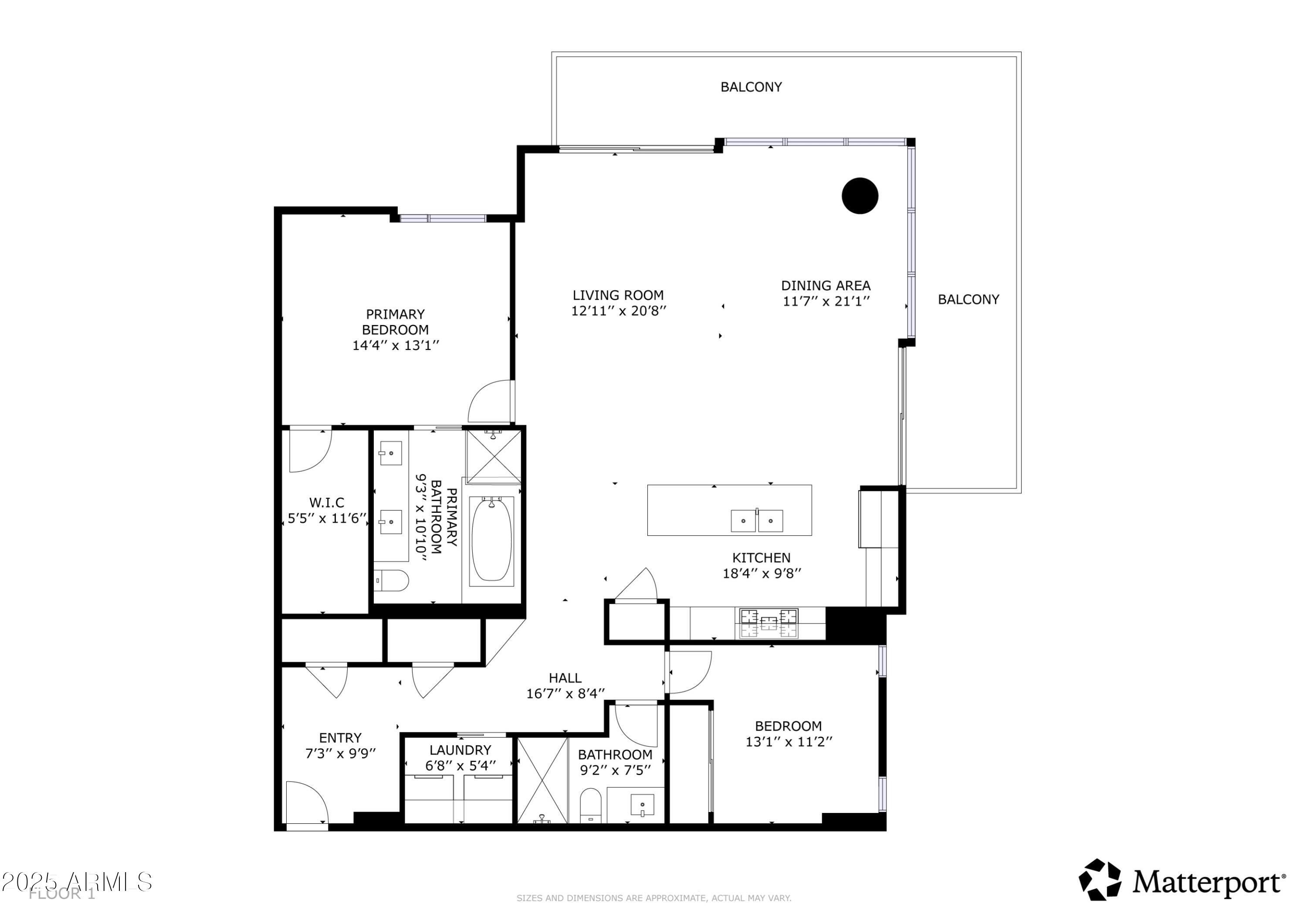 208 West Portland Street, Unit 460 Phoenix, AZ 85003 - Photo 47 of 47 Floor Plan