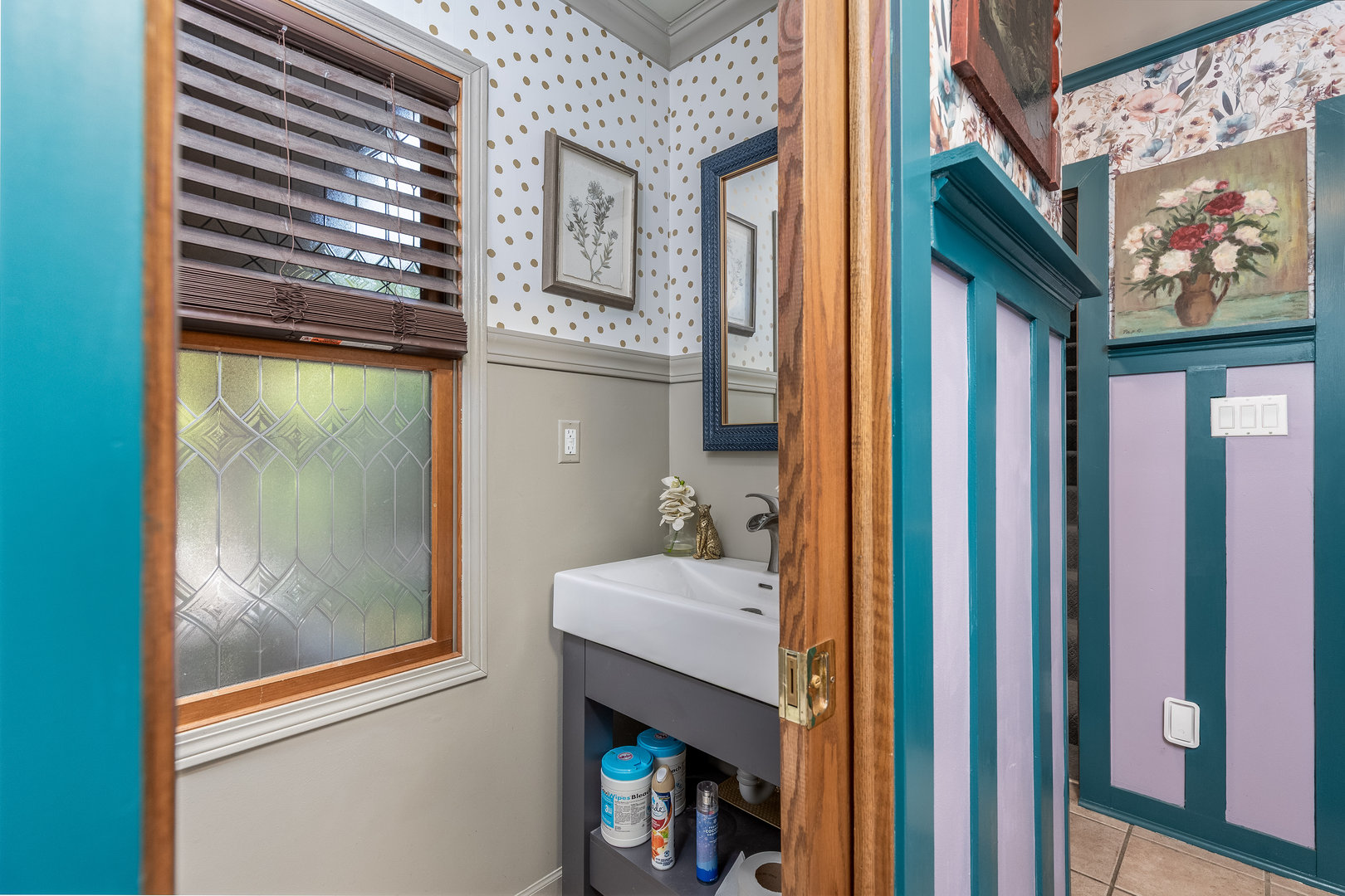 2115 East 875th Road Tonica, IL 61370 - Photo 12 of 33 a view of living room with a large mirror next to a window
