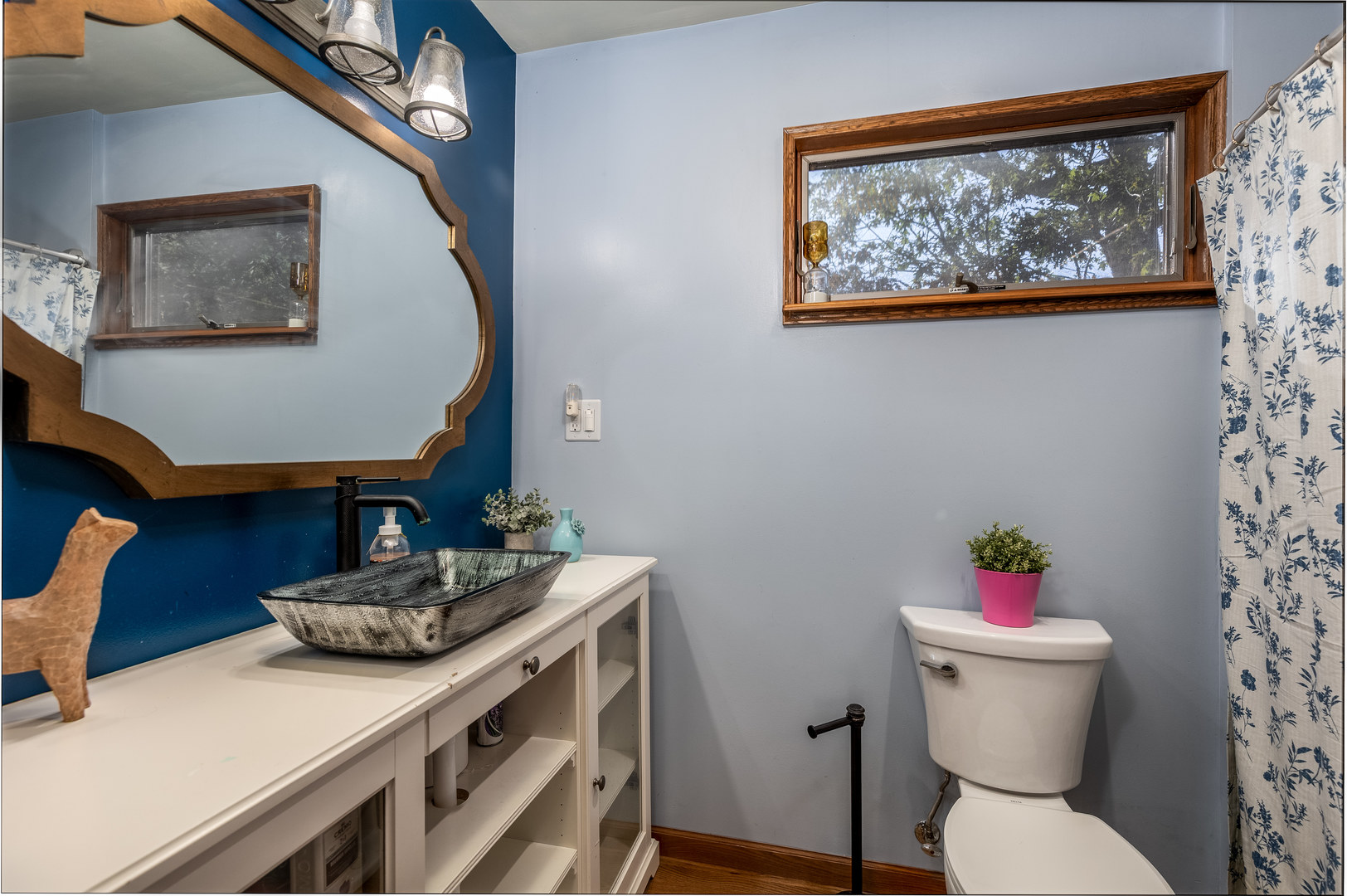 2115 East 875th Road Tonica, IL 61370 - Photo 18 of 33 a bathroom with a sink mirror and toilet