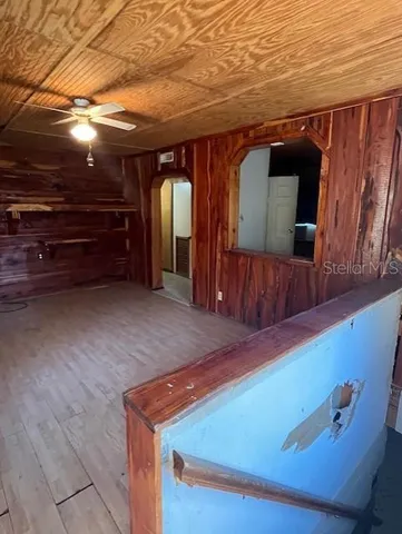 a room with mini refrigerator