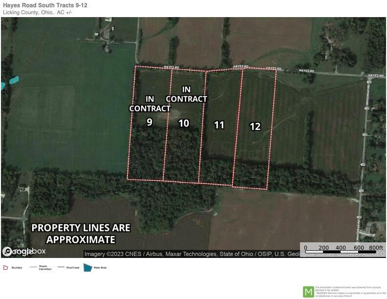 11 Hayes Road Granville, OH 43023 - Photo 3 of 24 Hayes Road Tracts 9-12 Updated Map