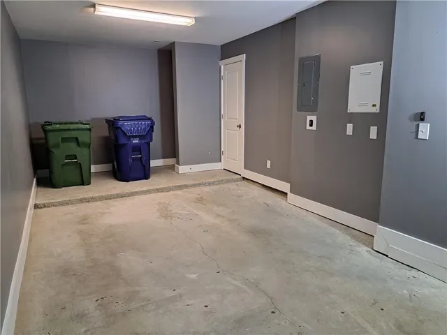 an empty room with window