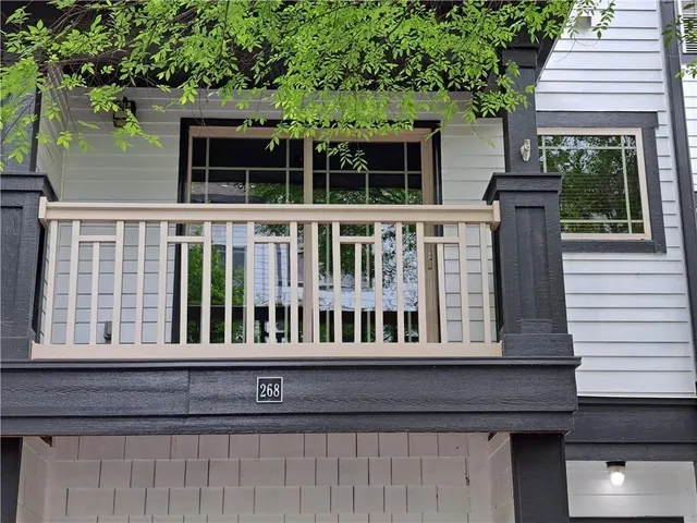 a view of a house with a window
