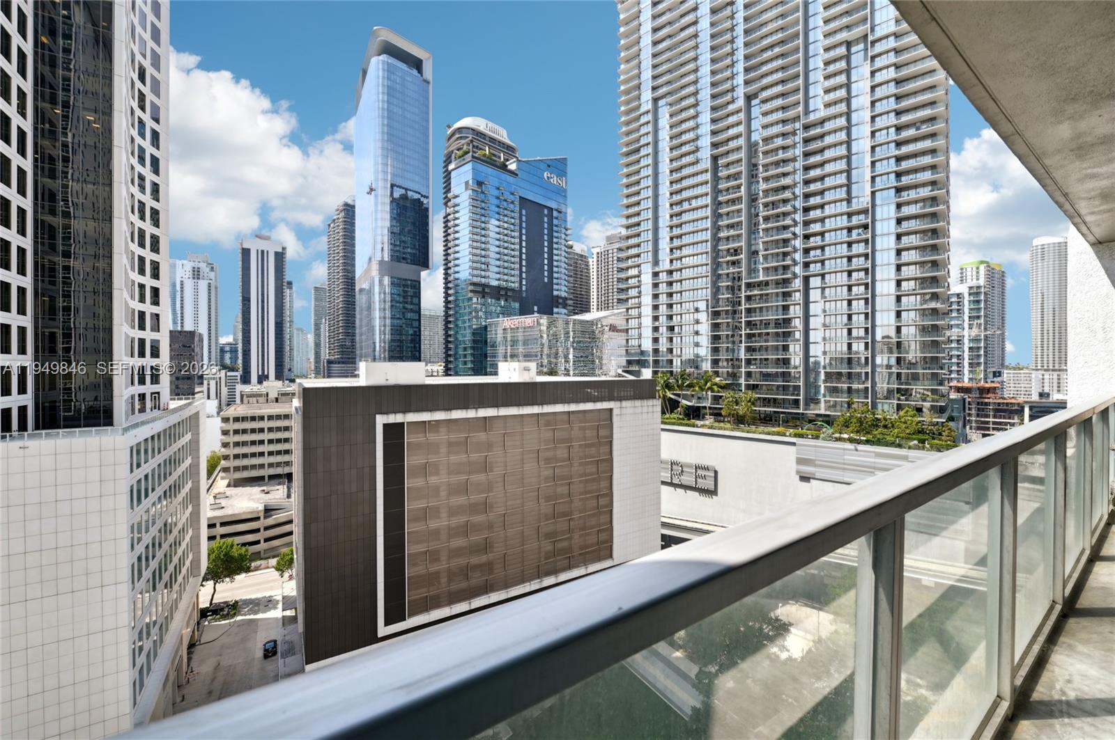 55 Southeast 6th Street, Unit 1608 Miami, FL 33131 - Photo 2 of 24 Private balcony overlooking Brickell City Centre and downtown Miami. Perfect space for morning coffee or sunset views.