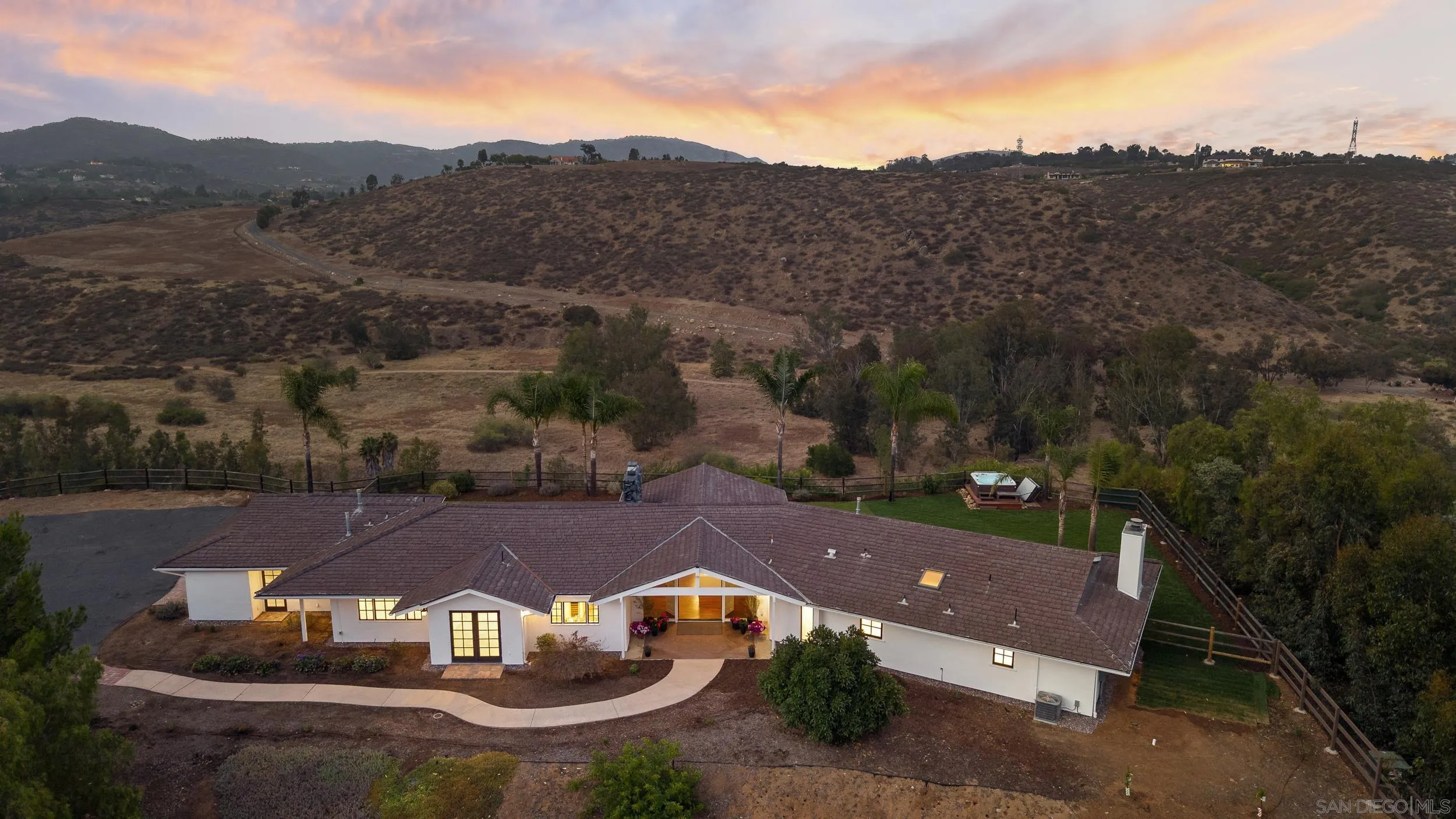 16551 Zumaque Street Rancho Santa Fe, CA 92067 - Photo 49 of 58 Aerial View
