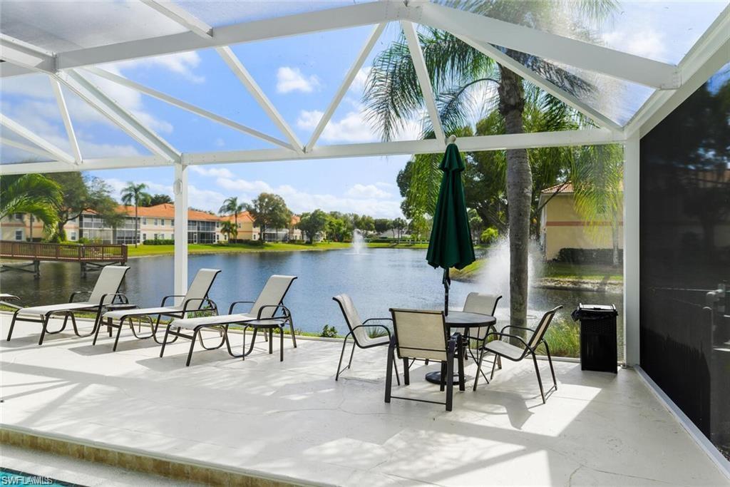 7436 Plumbago Bridge Road, Unit 203 Naples, FL 34109 - Photo 31 of 35 Pool Picture Frame Screen Enclosure