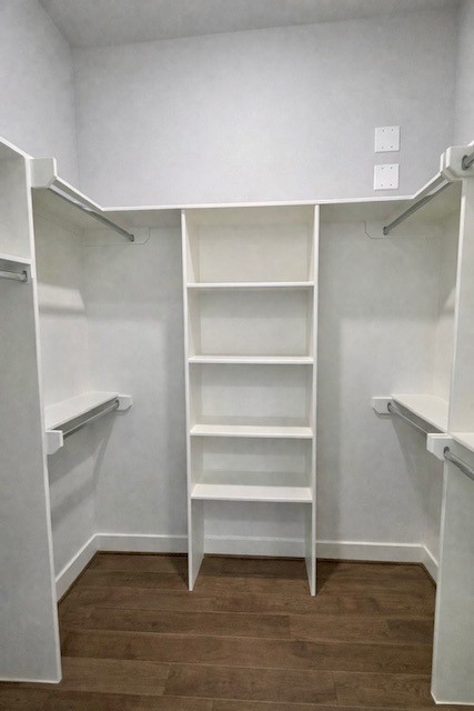 808 Fisher Street, Unit A Houston, TX 77018 - Photo 26 of 33 a view of an empty walk in closet