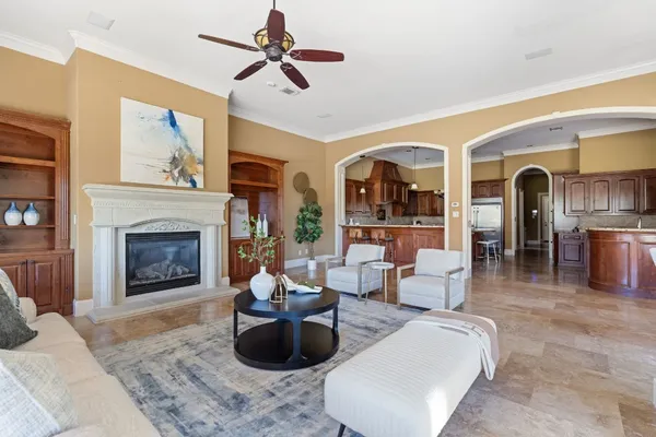 a view of a bathroom with a sink and a mirror