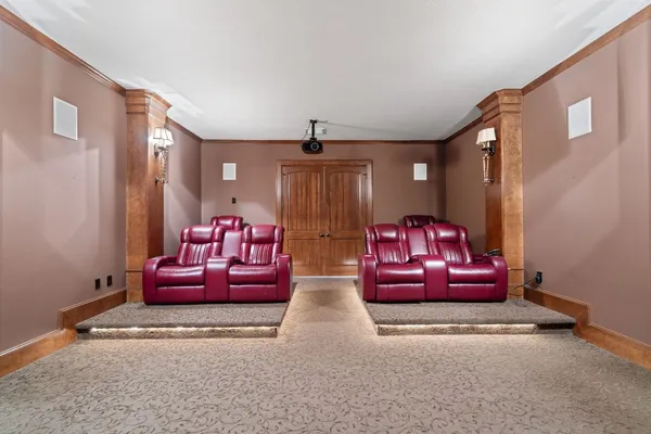 a view of an outdoor space and swimming pool