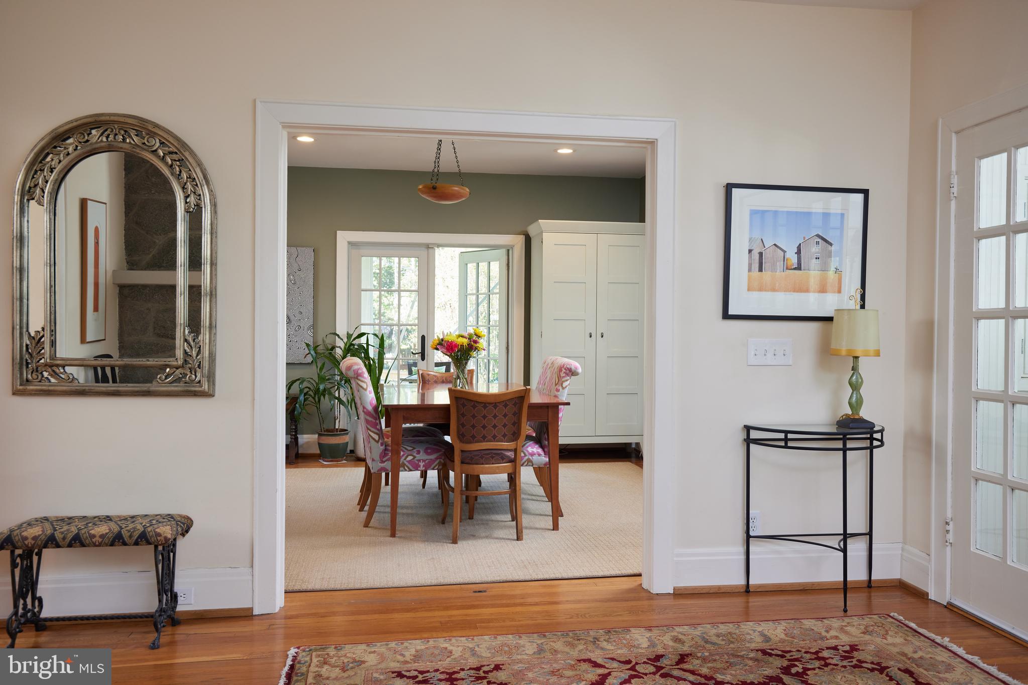 4236 River Road Northwest Washington, DC 20016 - Photo 13 of 44 a view of a livingroom with furniture and a dining table