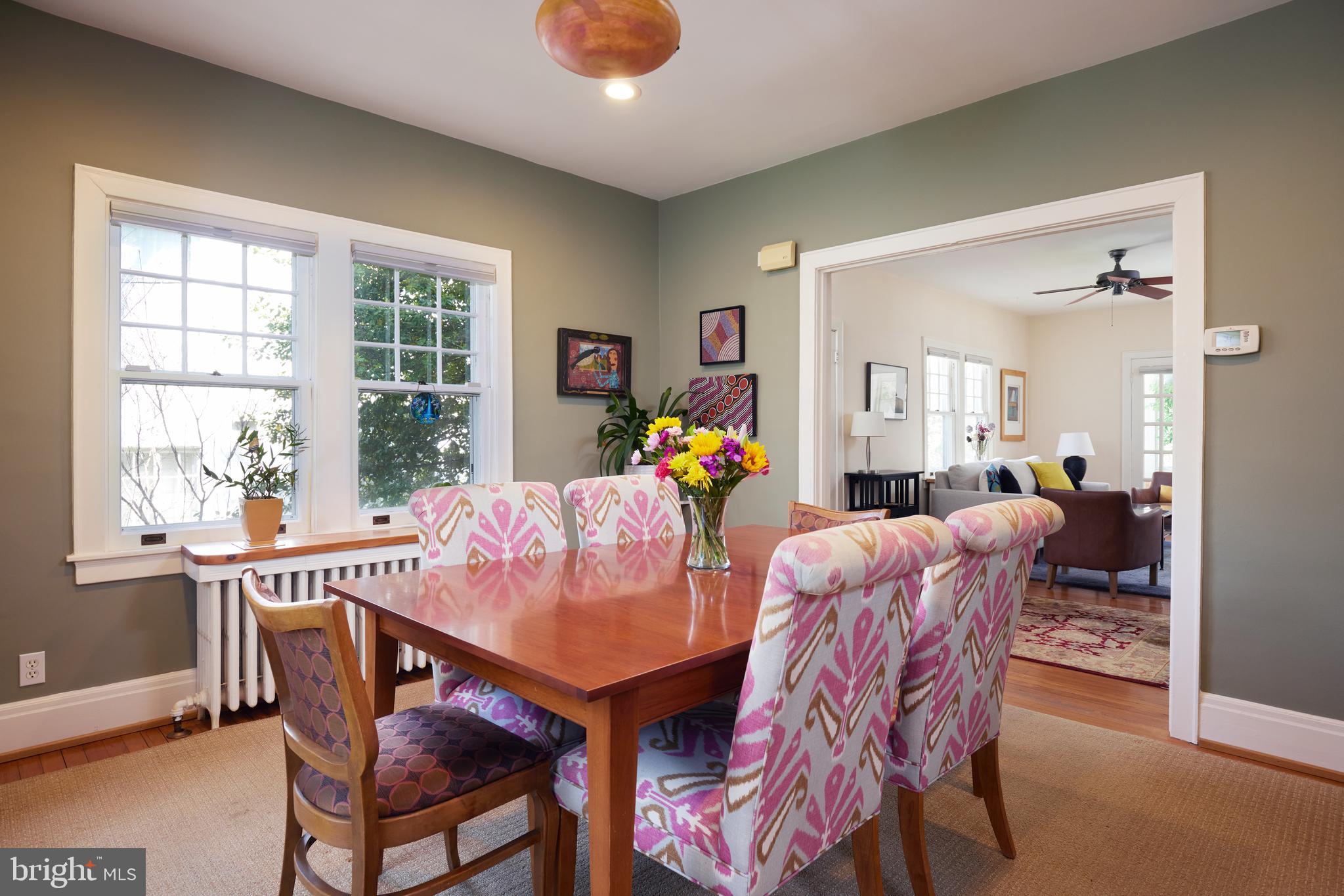 4236 River Road Northwest Washington, DC 20016 - Photo 17 of 44 a dining room with furniture and window