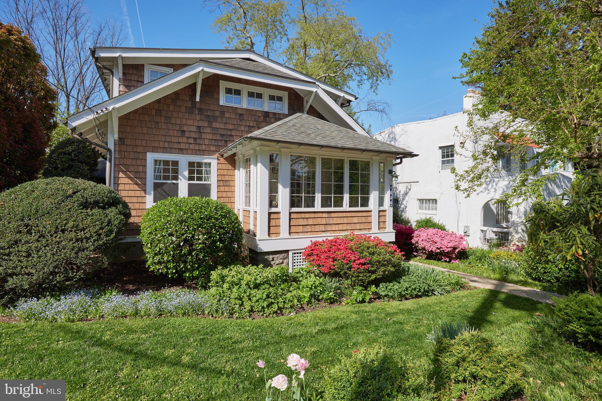 4236 River Road Northwest Washington, DC 20016 - Photo 2 of 44 a front view of house with yard and green space