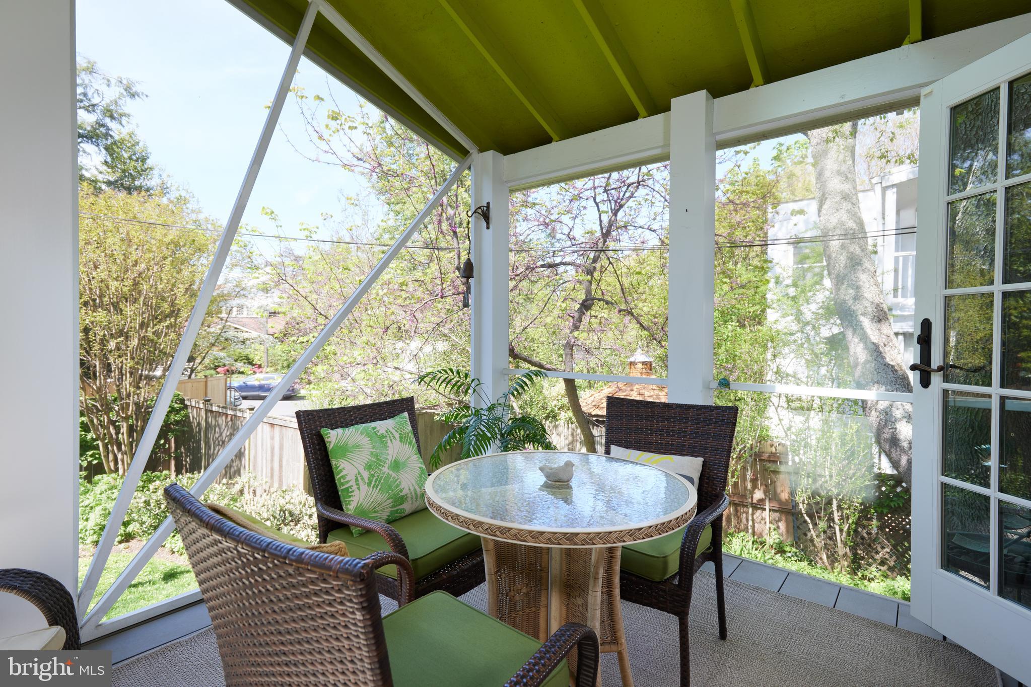 4236 River Road Northwest Washington, DC 20016 - Photo 24 of 44 a view of a table and chairs in patio