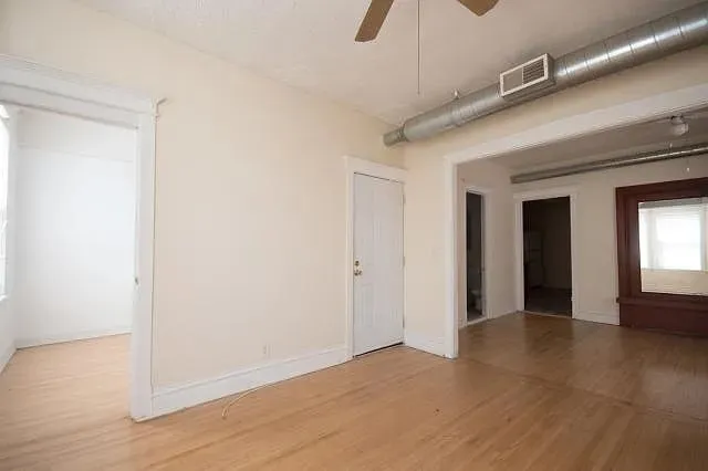 a view of livingroom with hardwood floor