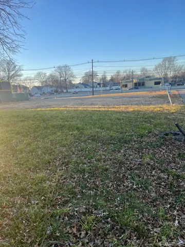 a view of an outdoor space and a yard