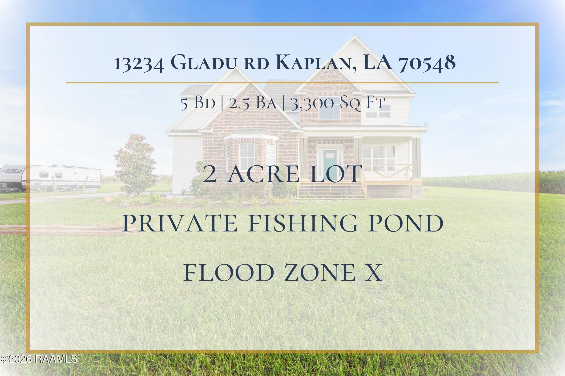 13234 Gladu Road Kaplan, LA 70548 - Photo 2 of 50 13234 Gladu rd Kapla - MLS Photos