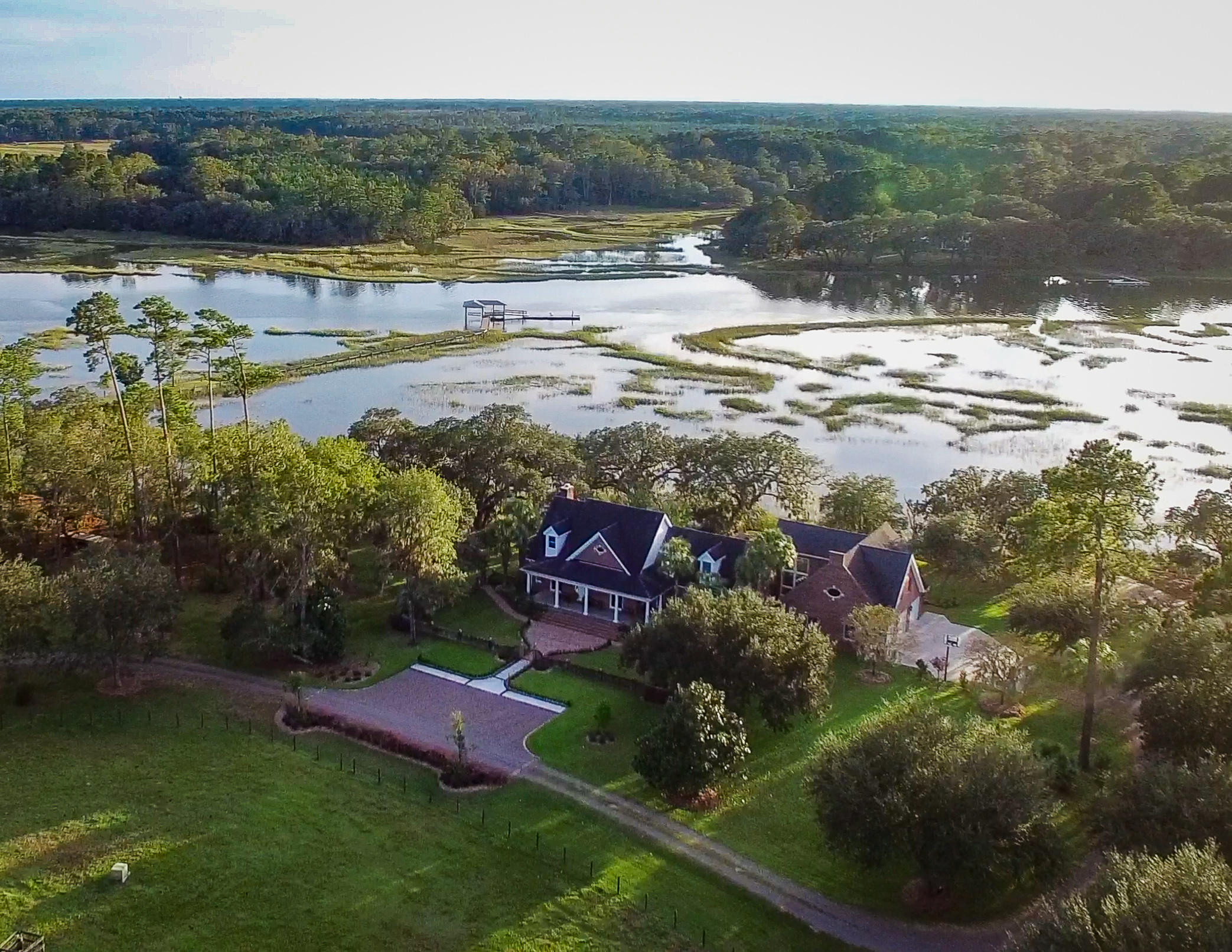 5827 Grimshaw Road Johns Island, SC 29455 - Photo 1 of 78 5827GrimshawRd-Aerial-4