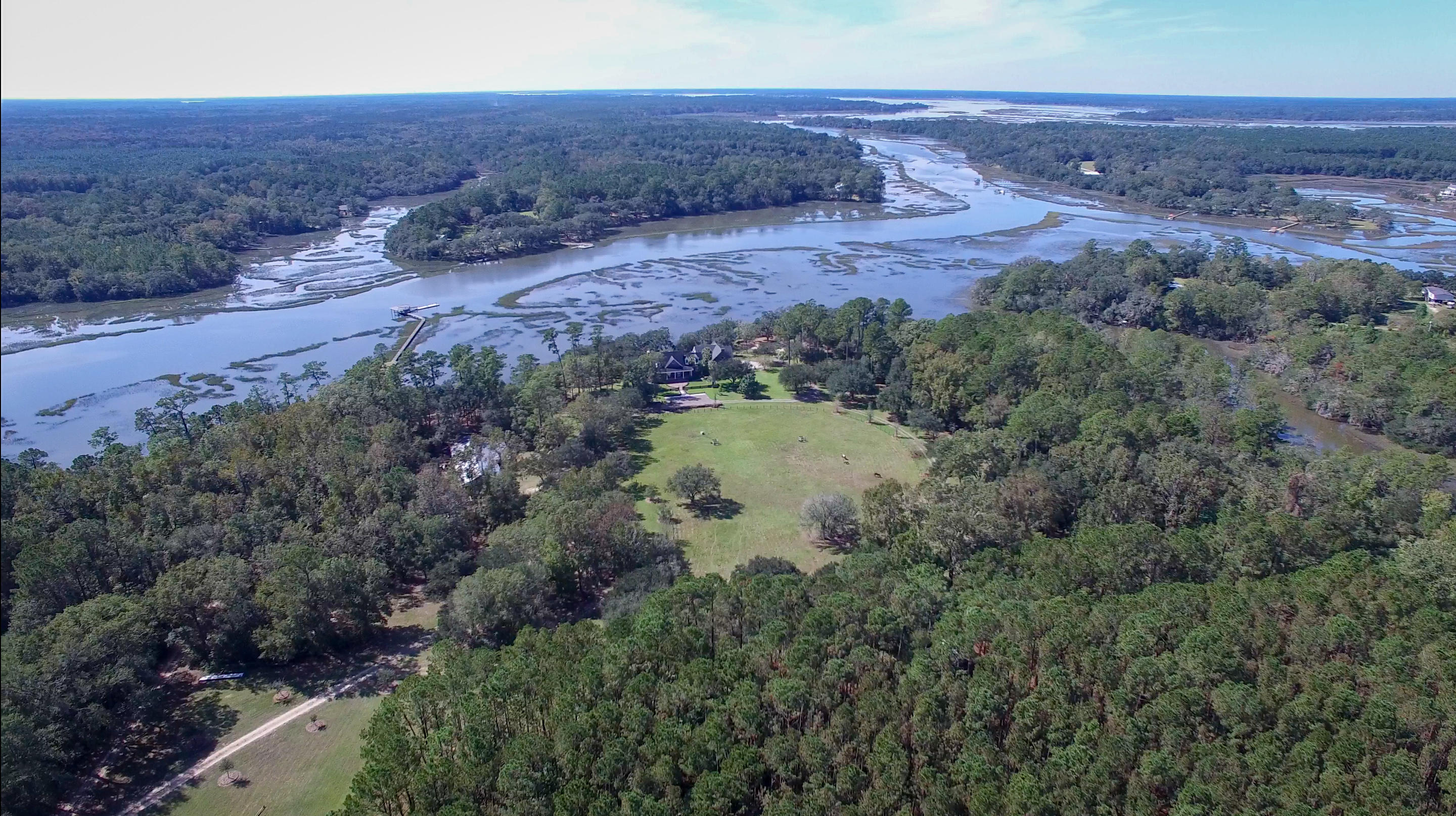 5827 Grimshaw Road Johns Island, SC 29455 - Photo 2 of 78 5827GrimshawAerial