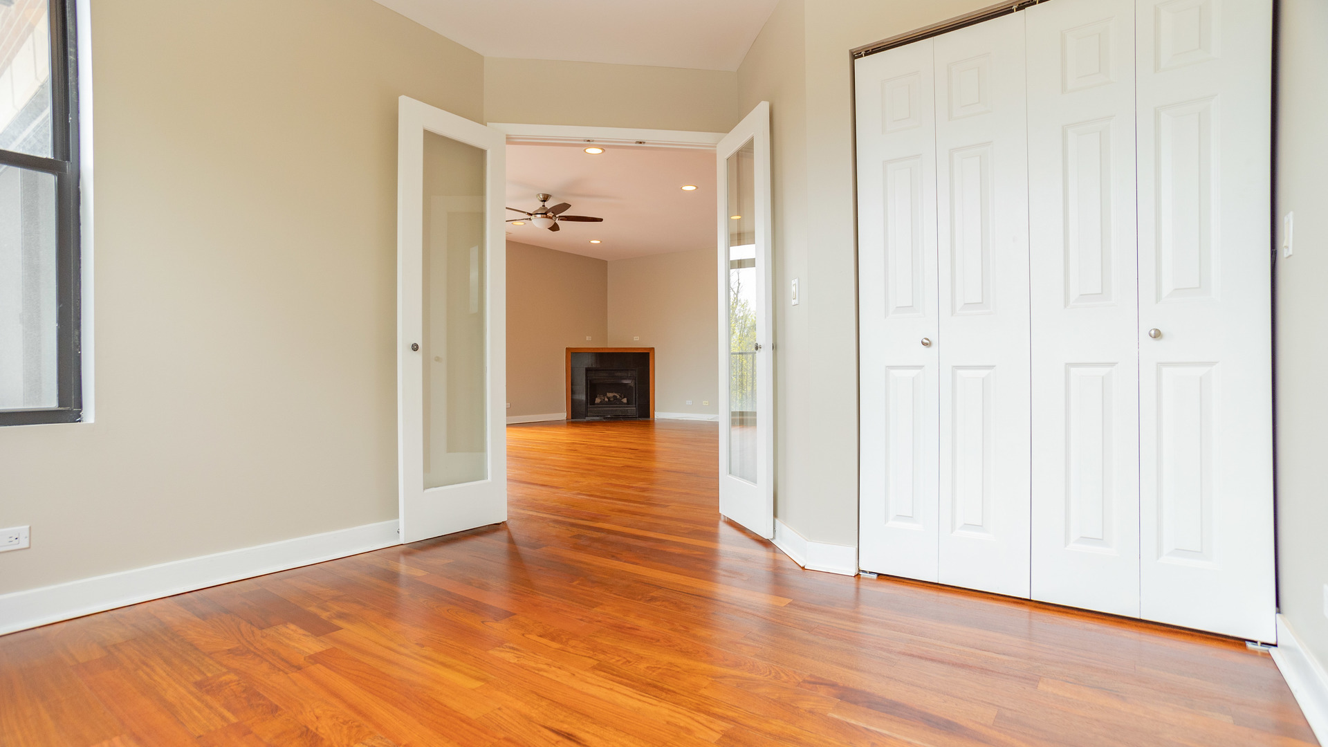 Undisclosed Address Chicago, IL 60645 - Photo 11 of 18 a view of a hallway with wooden floor
