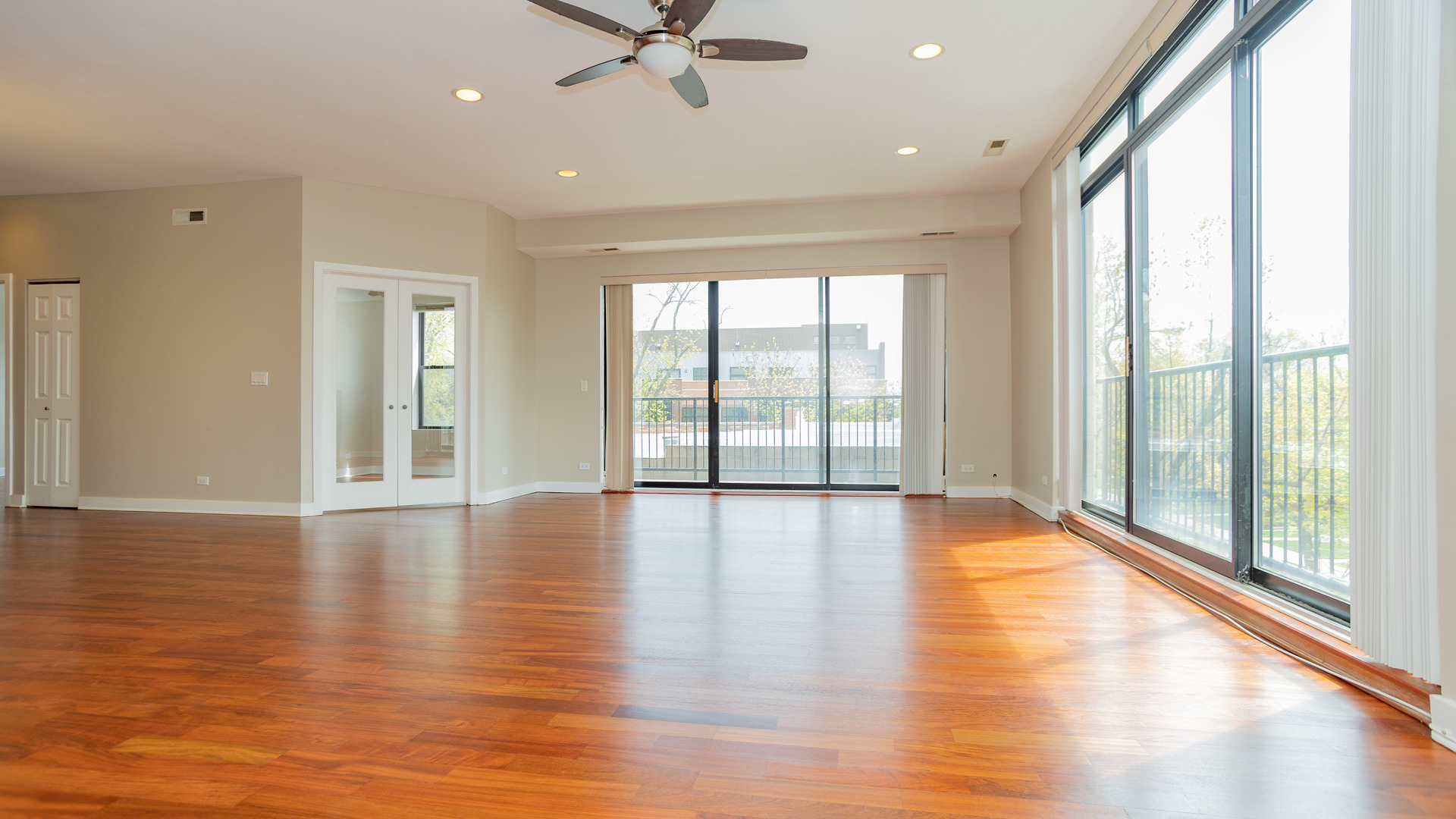 Undisclosed Address Chicago, IL 60645 - Photo 3 of 18 a view of an entryway with wooden floor
