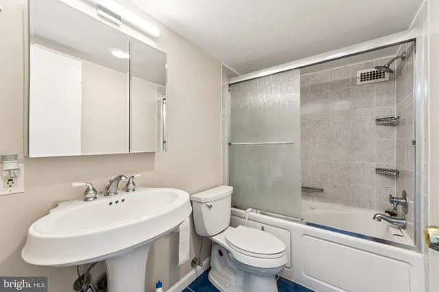 a view of gallery with wooden floor