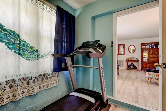 a view of garden entrance