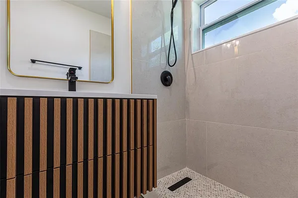 a close view of a sink