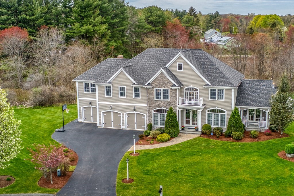 3 Hay Bale Road Andover, MA 01810 - Photo 1 of 1 a aerial view of a yard in front of the house