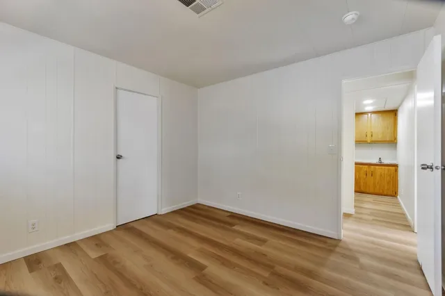 wooden floor in an empty room