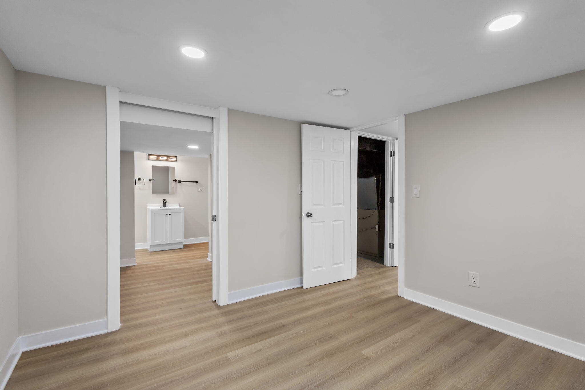 4680 Harrison Street Gary, IN 46408 - Photo 22 of 26 wooden floor in an empty room