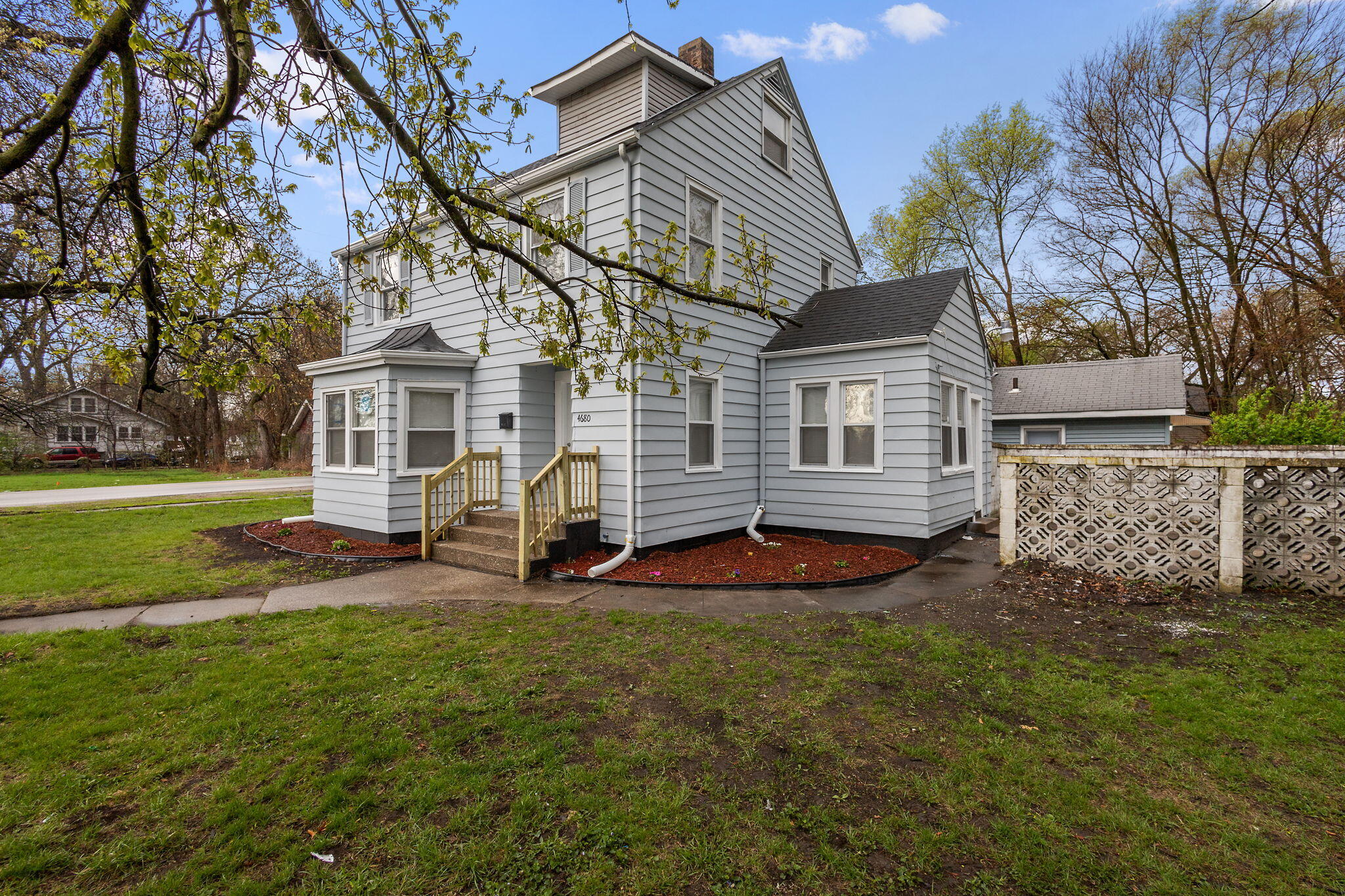 4680 Harrison Street Gary, IN 46408 - Photo 26 of 26 front view of a house with a yard