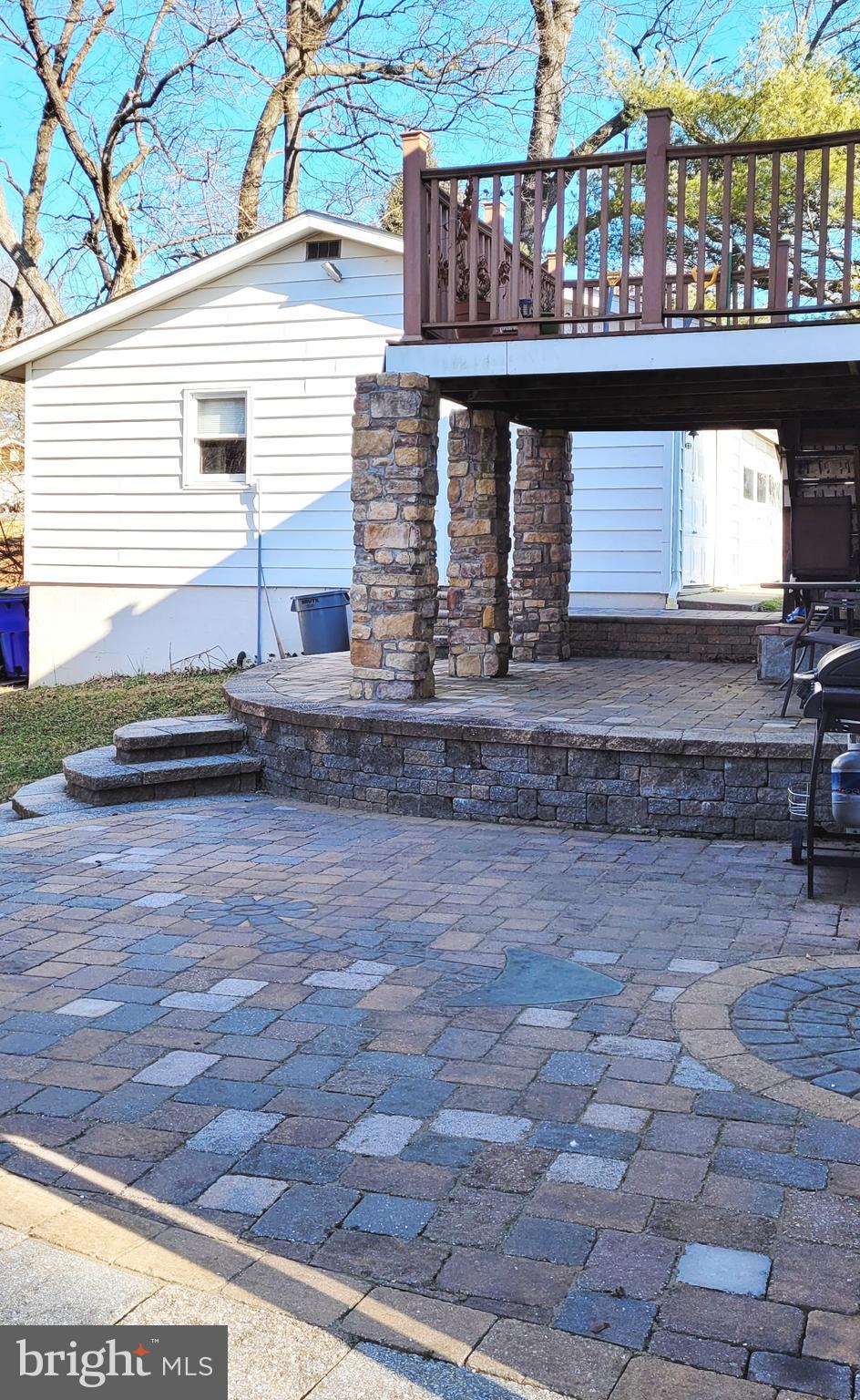 15522 Liberty Road Mount Airy, MD 21771 - Photo 2 of 53 Extensive hardscape, rear stone, deck, paver patio