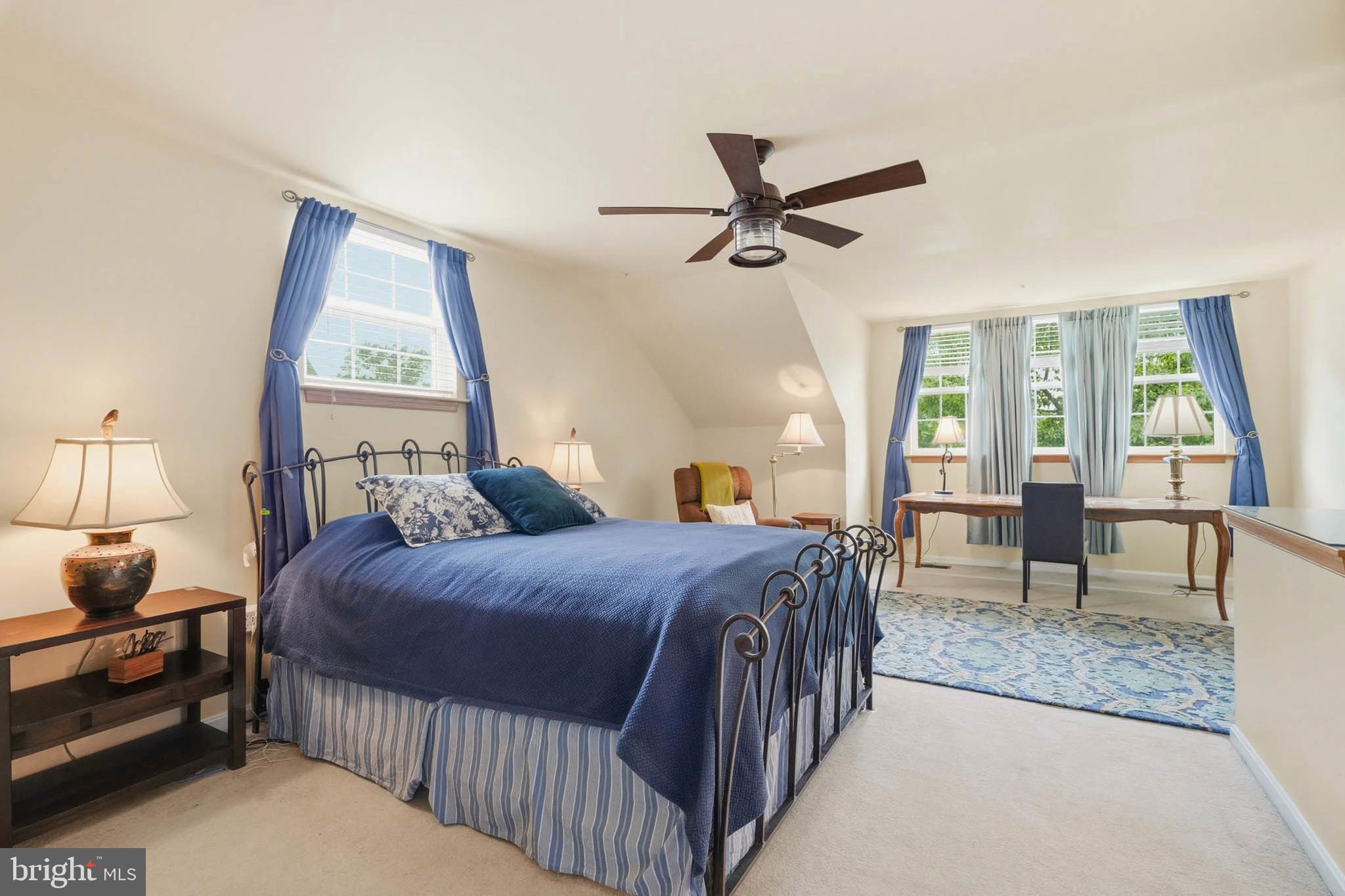 8721 Spring Brook Way Odenton, MD 21113 - Photo 20 of 40 a bedroom with double bed windows and a rug