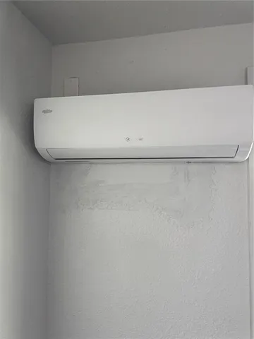 a view of a closet area with an outdoor space