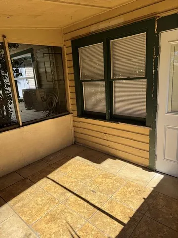 a view of front door