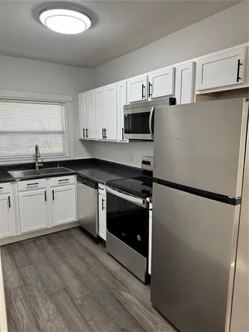 a close view of kitchen sink