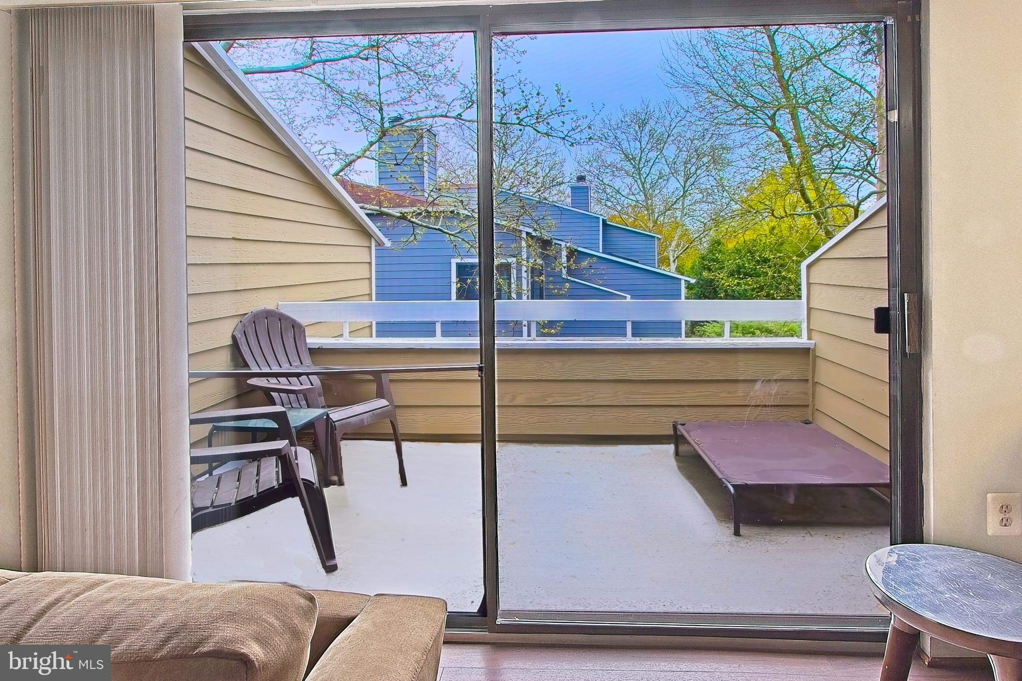 11045 Villaridge Court Reston, VA 20191 - Photo 10 of 38 Private balcony accessible from living room
