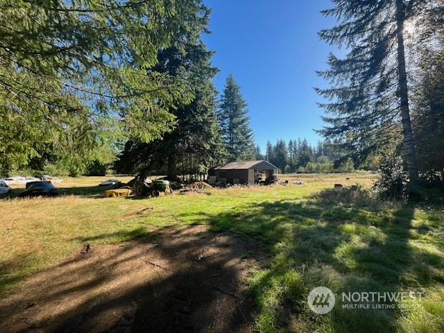 3190 East Hoquiam Road Hoquiam, WA 98550 - Photo 19 of 28 a view of outdoor space with trees all around