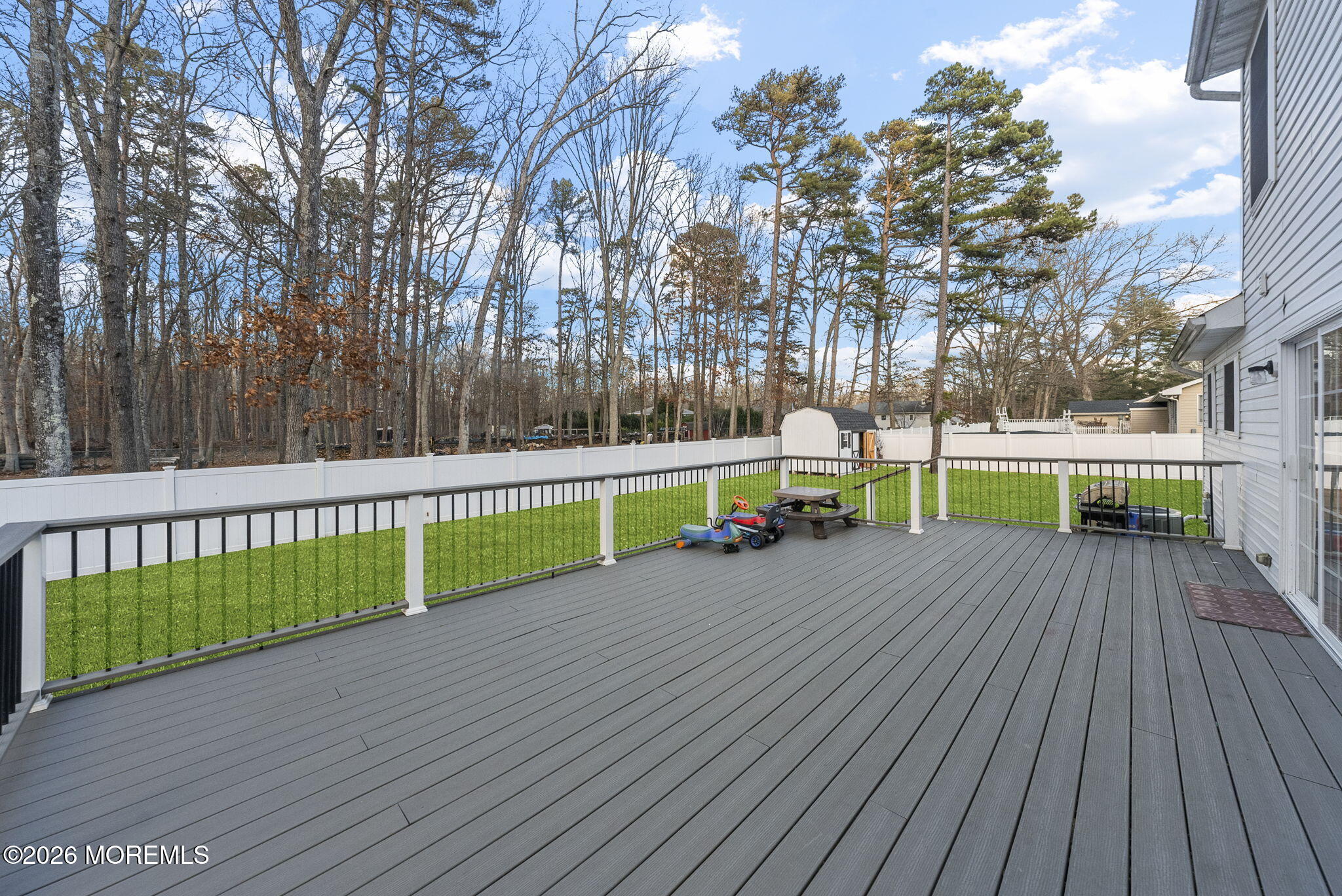 276 Andrews Road Jackson, NJ 08527 - Photo 39 of 46 a view of a deck with a yard