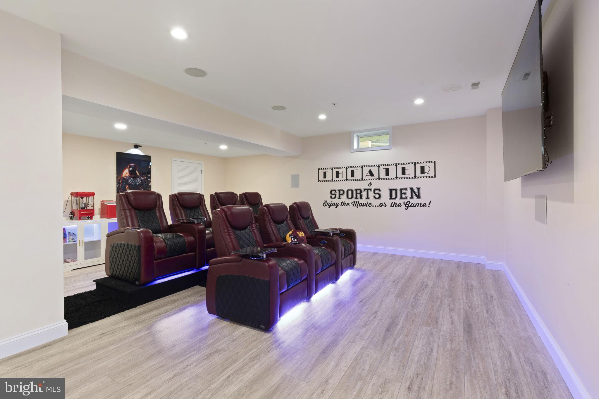 745 Dowers Road Abingdon, MD 21009 - Photo 47 of 61 Basement Theater