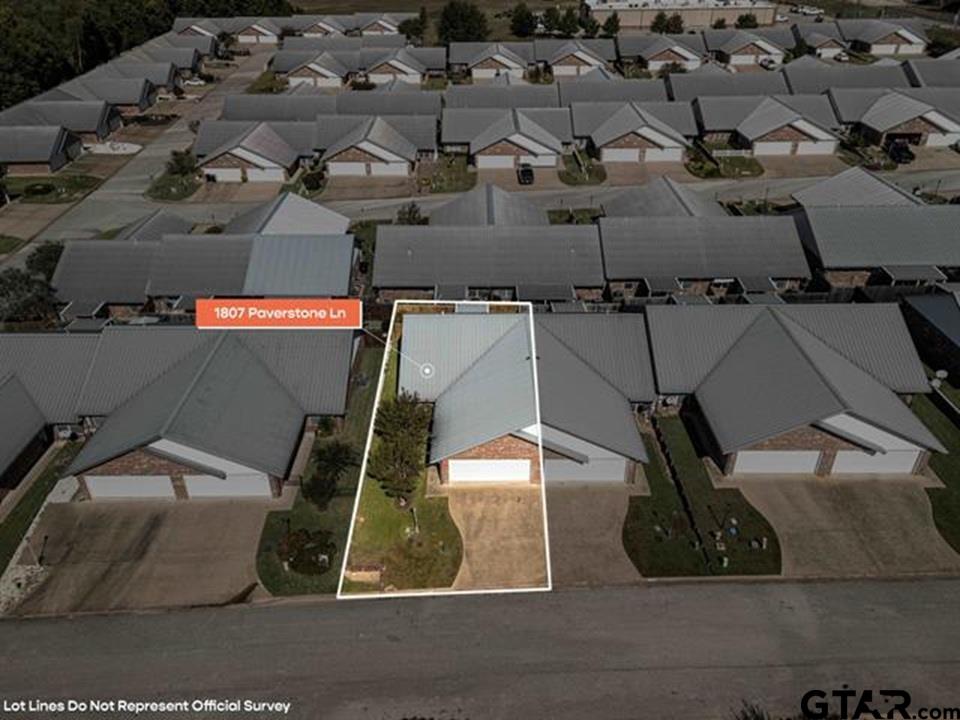 1807 Paverstone Lane Longview, TX 75605 - Photo 34 of 37 an aerial view of a house