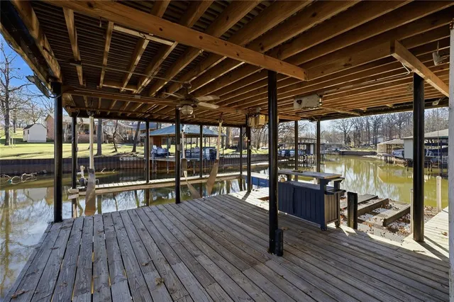 a view of a roof deck