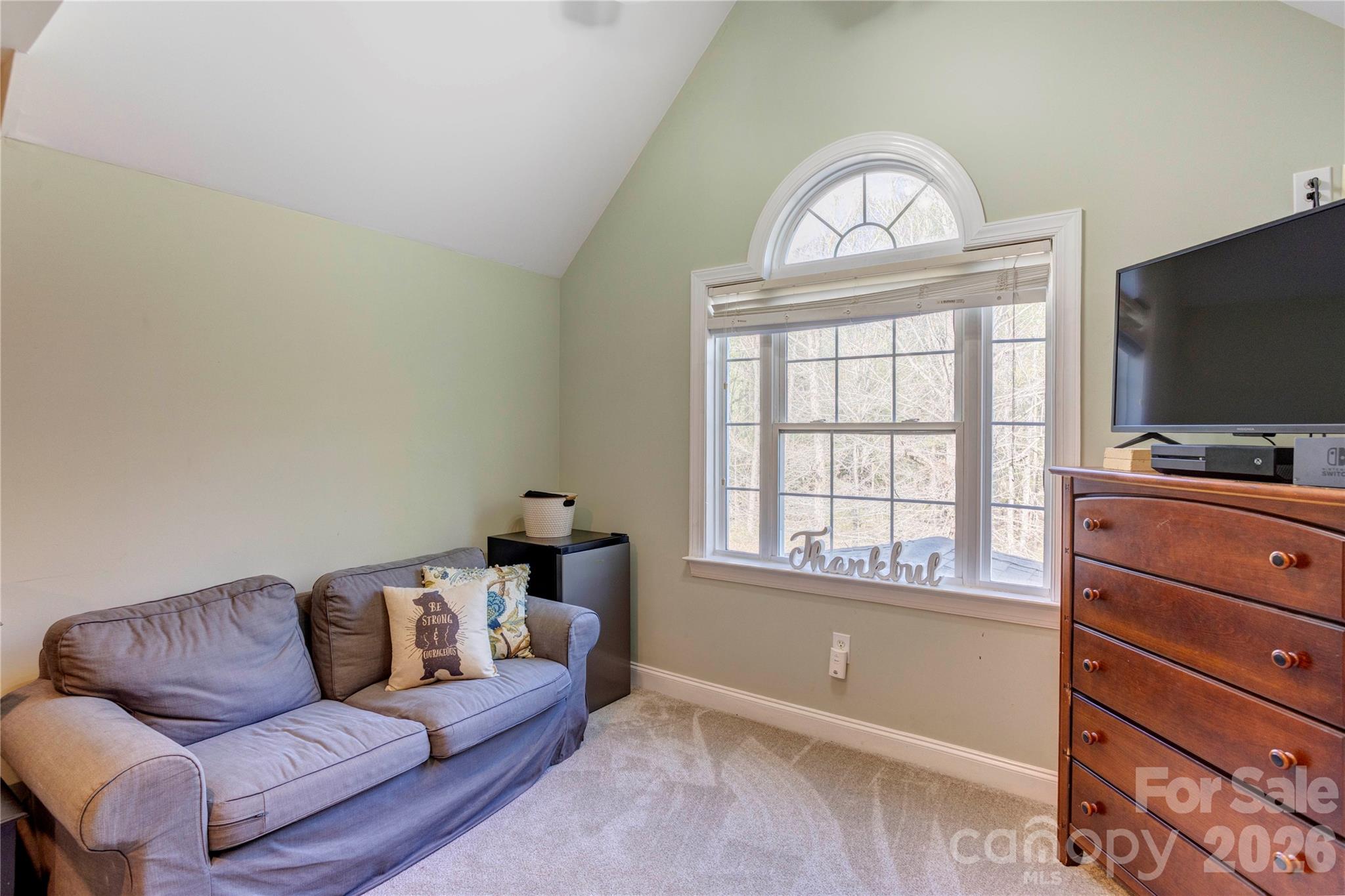 2715 Tabitha Lane Concord, NC 28025 - Photo 29 of 41 a living room with furniture a flat screen tv and a window