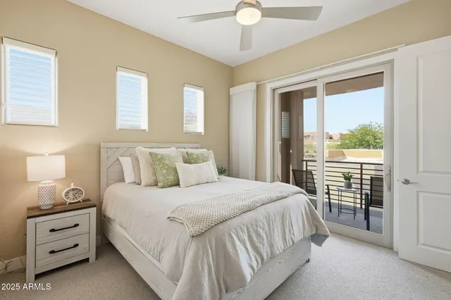 a view of a city with mountains in the background