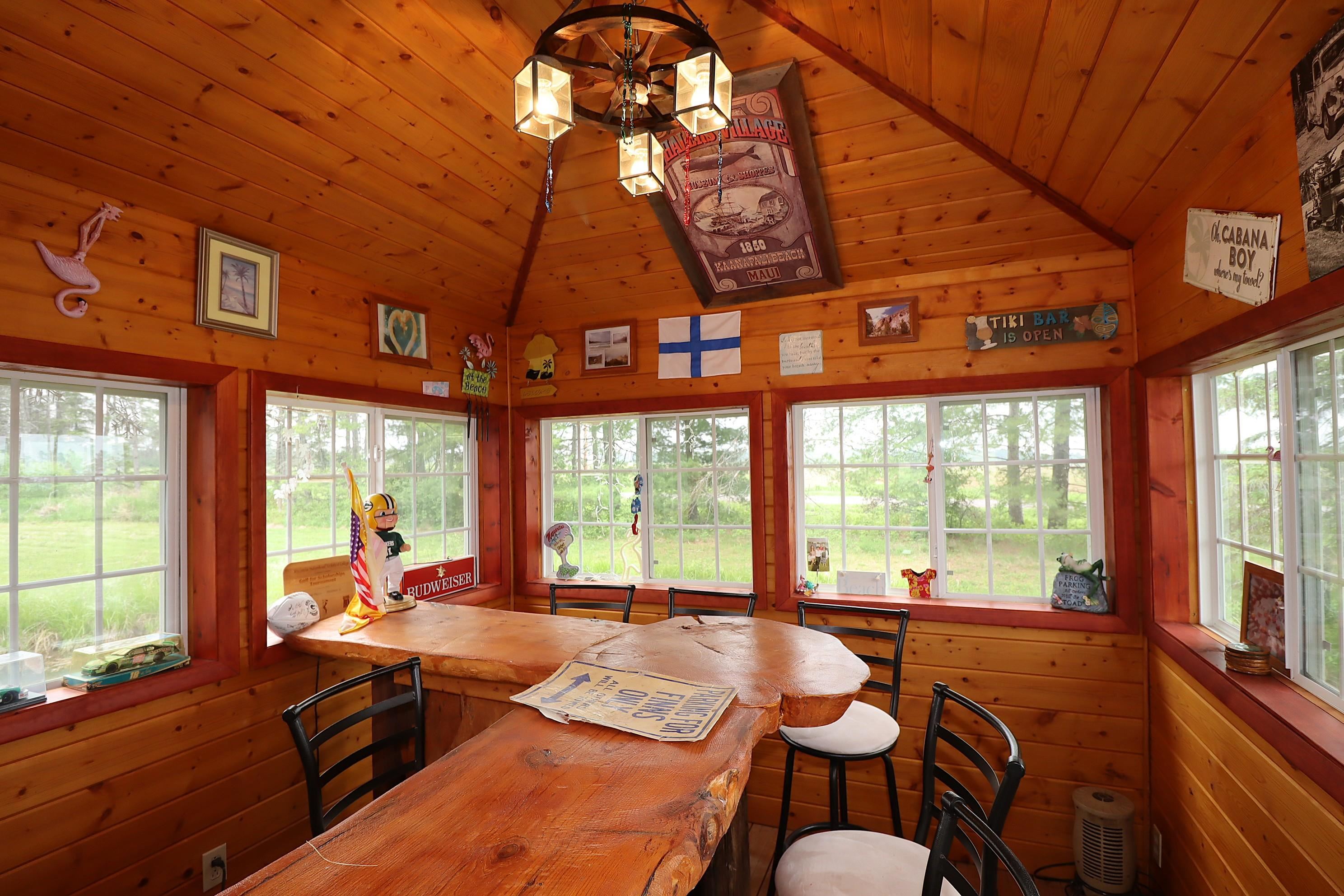 49940 Beaser Road Ashland, WI 54806 - Photo 41 of 50 Tiki Hut Interior